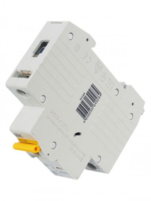 Выключатель автоматический модульный 1п C 6А 6кА ВА47-60M IEK MVA31-1-006-C MVA31-1-006-C