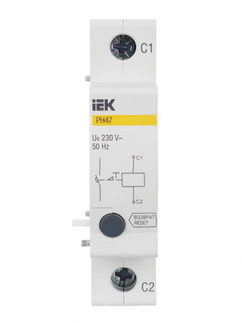 Расцепитель независимый РН47 на DIN-рейку IEK MVA01D-RN MVA01D-RN