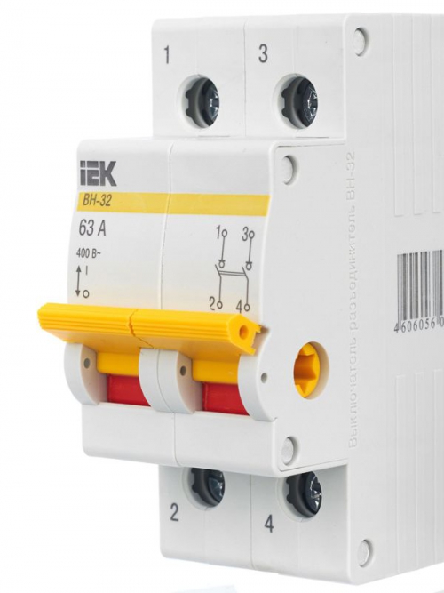 Выключатель нагрузки ВН-32 63А/2П IEK MNV10-2-063 MNV10-2-063