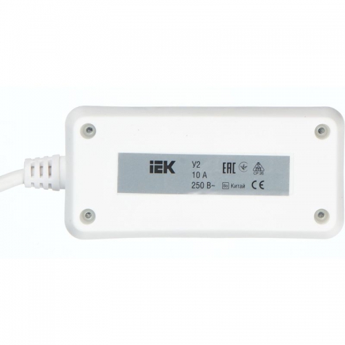 Удлинитель 2х1.5м без заземл. 10А IP20 У2 2P 250В 2х0.75 IEK WYP10-06-02-01-N WYP10-06-02-01-N