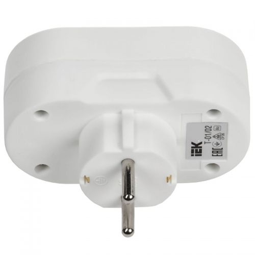 Разветвитель 2-м 16А IP20 Т-01/02 кругл. IEK WTP10-16-02 WTP10-16-02