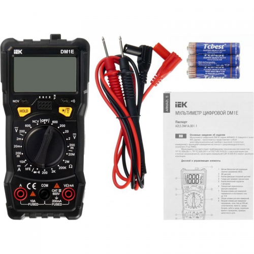 Мультиметр цифровой DM1E ARMA2L 5 IEK A2L5-DM15-01 A2L5-DM15-01