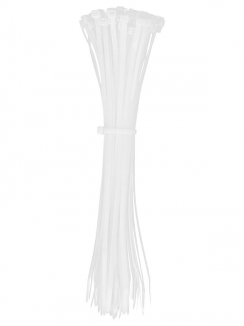 Хомут кабельный 4.8х300 нейл. бел. (уп.100шт) ИЭК UHH31-D048-300-100 UHH31-D048-300-100