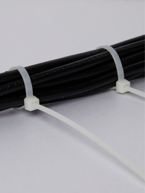 Хомут кабельный 4.8х300 нейл. бел. (уп.100шт) ИЭК UHH31-D048-300-100 UHH31-D048-300-100