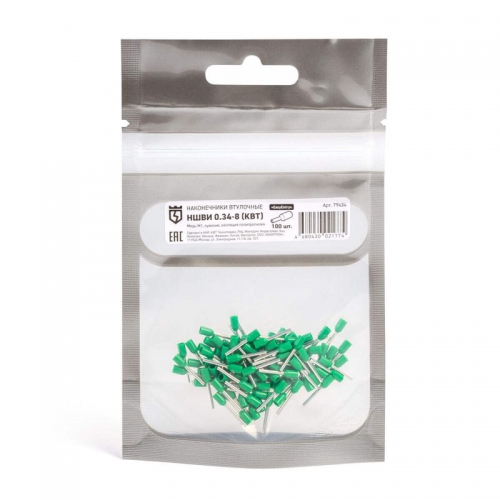 Наконечник штыревой НШВИ 0.34-8 КВТ 79434 79434