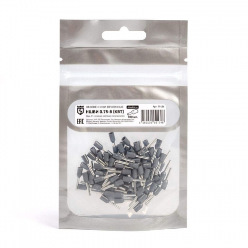 Наконечник штыревой НШВИ 0.75-8 КВТ 79436 79436