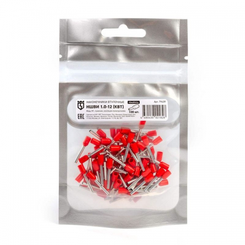 Наконечник штыревой НШВИ 1.0-12 КВТ 79439 79439