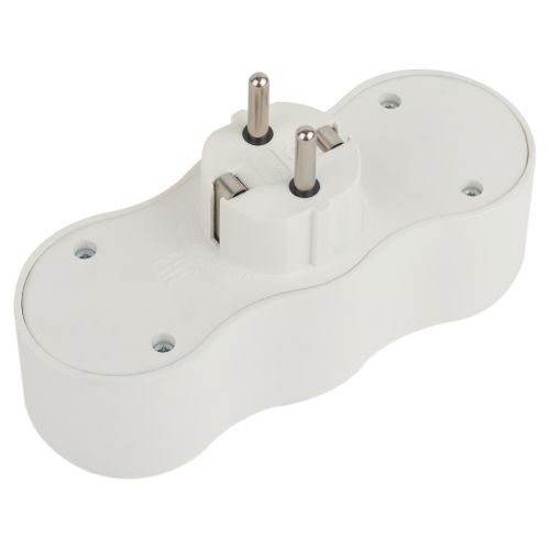 Разветвитель 3-м с заземл. 16А IP20 SPx-3e-W бел. Эра Б0053479 Б0053479