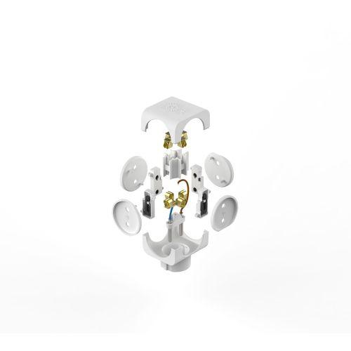 Разветвитель 4-м без заземл. 16А IP20 SP-4-W бел. Эра Б0005103 Б0005103