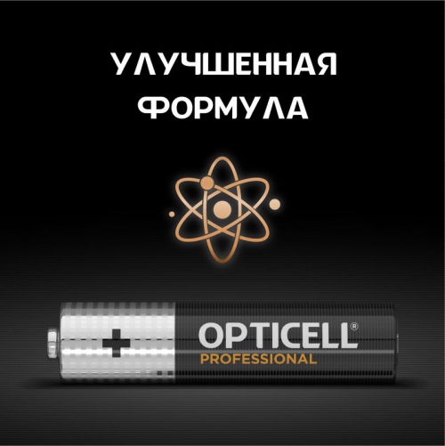 Элемент питания алкалиновый AAA/LR03 (блист. 4шт) Professional Opticell 5052002 5052002