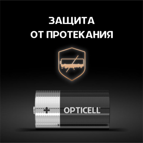 Элемент питания алкалиновый C/LR14 1.5В (блист. 2шт) Basic Opticell 5051004 5051004