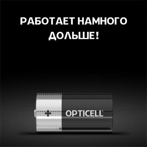 Элемент питания алкалиновый C/LR14 1.5В (блист. 2шт) Basic Opticell 5051004 5051004