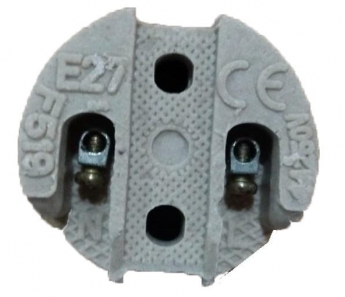 Патрон электрич. E27 керамич. подвесной 4А 250В с этикеткой UNIVersal 5565341 5565341