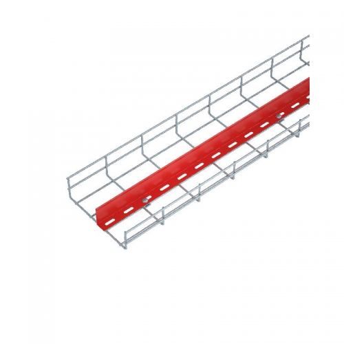 Разделитель для лотка H=100мм L3000 сталь 1мм RL100-3000 КМ LO0445 LO0445
