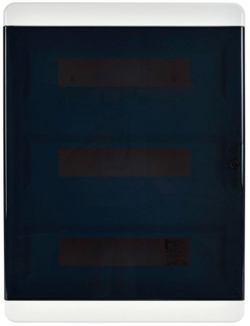 Корпус пластиковый ЩРВ-П-54 IP41 черн. прозр. дверь TEKFOR IEK TF5-KP12-V-54-41-K01-K03 TF5-KP12-V-54-41-K01-K03
