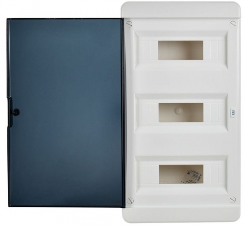 Корпус пластиковый ЩРН-П-36 IP41 черн. прозр. дверь TEKFOR IEK TF5-KP12-N-36-41-K01-K03 TF5-KP12-N-36-41-K01-K03