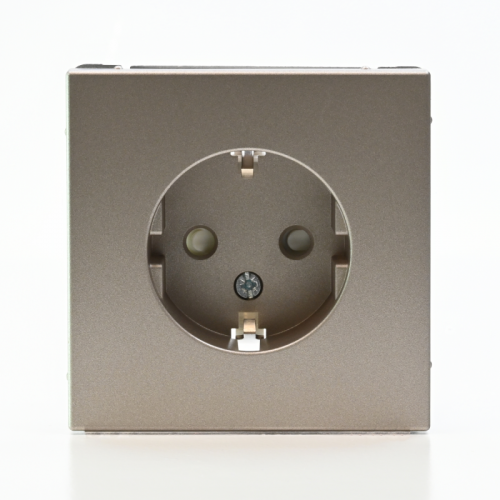 Розетка ArtGallery 16А с заземл. защ. шторки механизм шампань SE GAL000545 GAL000545