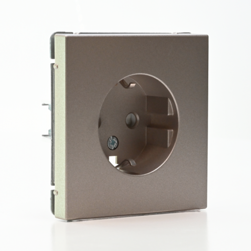 Розетка ArtGallery 16А с заземл. защ. шторки механизм шампань SE GAL000545 GAL000545