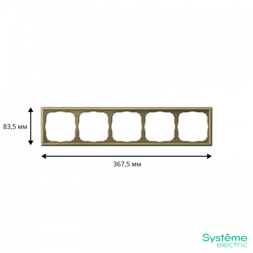 Рамка 5-м ArtGallery зол. SE GAL001605 GAL001605