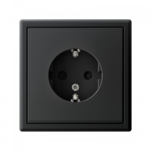 Розетка ArtGallery 16А с заземл. защ. шторки механизм карбон SE GAL001045 GAL001045