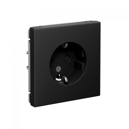 Розетка ArtGallery 16А с заземл. защ. шторки механизм карбон SE GAL001045 GAL001045