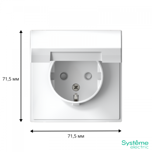 Розетка ArtGallery 16А IP20 с заземл. защ. шторки с крышкой механизм лотос SE GAL001346 GAL001346