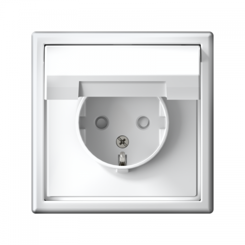 Розетка ArtGallery 16А IP20 с заземл. защ. шторки с крышкой механизм лотос SE GAL001346 GAL001346