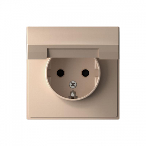 Розетка ArtGallery 16А IP20 с заземл. защ. шторки с крышкой механизм песочн. SE GAL001246 GAL001246