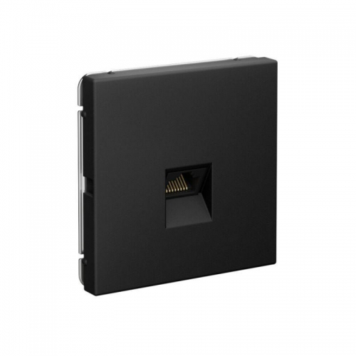 Розетка компьютерная ArtGallery RJ45 кат.6A механизм карбон SE GAL001086 GAL001086