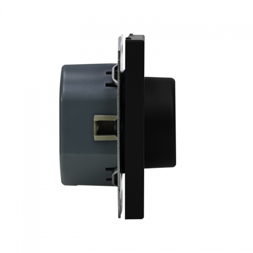 Светорегулятор поворотно-нажимной (диммер) ArtGallery LED RC 400Вт механизм карбон SE GAL001023 GAL001023