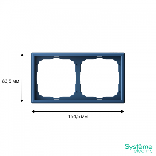 Рамка 2-м ArtGallery универс. аквамарин SE GAL001102 GAL001102