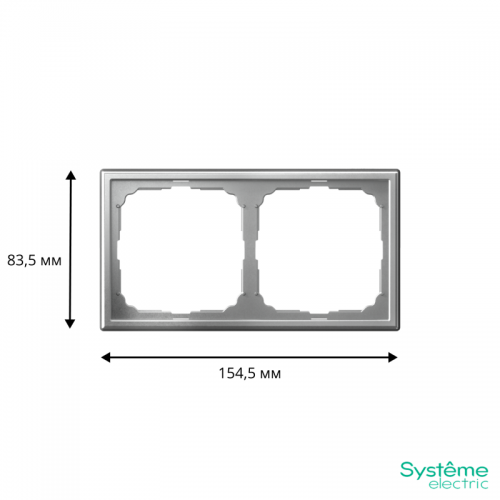 Рамка 2-м ArtGallery универс. алюм. SE GAL000302 GAL000302