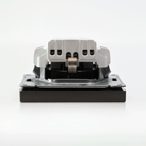 Розетка ArtGallery 16А с заземл. защ. шторки механизм мокко SE GAL000645 GAL000645