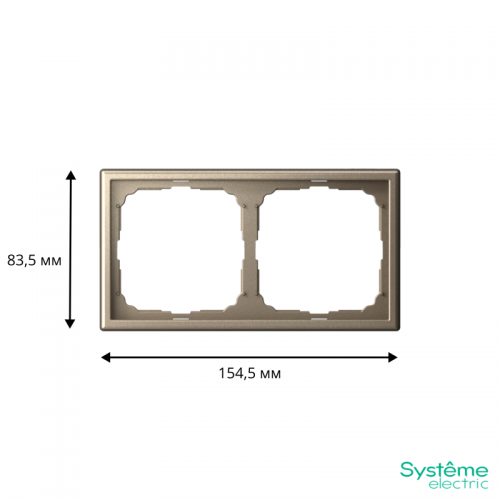 Рамка 2-м ArtGallery универс. шампань SE GAL000502 GAL000502