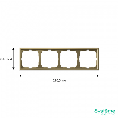 Рамка 4-м ArtGallery зол. SE GAL001604 GAL001604