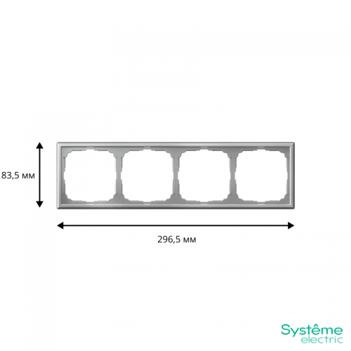 Рамка 4-м ArtGallery универс. алюм. SE GAL000304 GAL000304