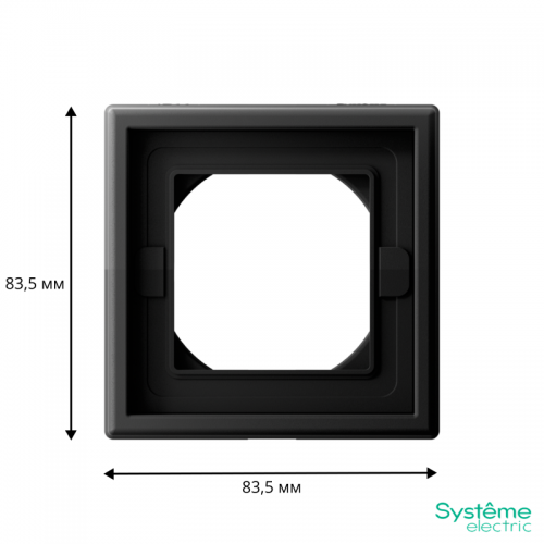 Рамка 1-м ArtGallery IP44 карбон SE GAL441001 GAL441001