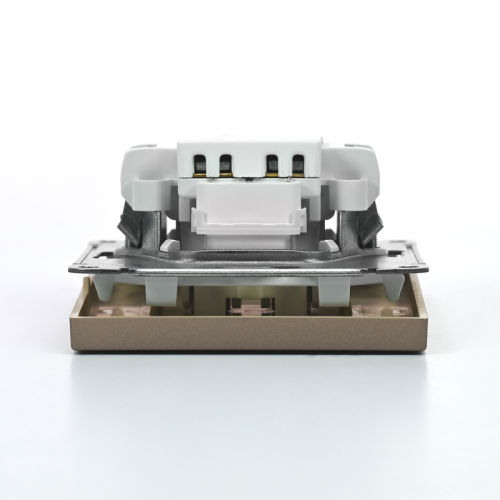 Выключатель 1-кл. ArtGallery (сх. 1а) 10AX с подсветкой механизм шампань SE GAL000513 GAL000513