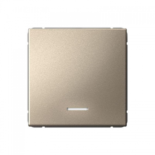 Выключатель 1-кл. ArtGallery (сх. 1а) 10AX с подсветкой механизм шампань SE GAL000513 GAL000513