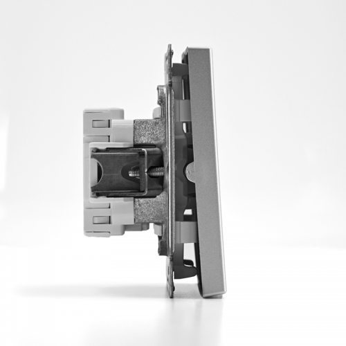 Выключатель 2-кл. ArtGallery (сх. 5) 10AX механизм алюм. SE GAL000351 GAL000351