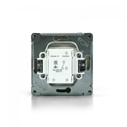 Переключатель 1-кл. ArtGallery IP44 10AX механизм алюм. SE GAL440361 GAL440361
