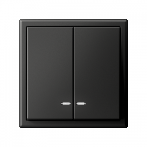 Выключатель 2-кл. ArtGallery (сх. 5а) 10AX с подсветкой механизм базальт SE GAL001453 GAL001453