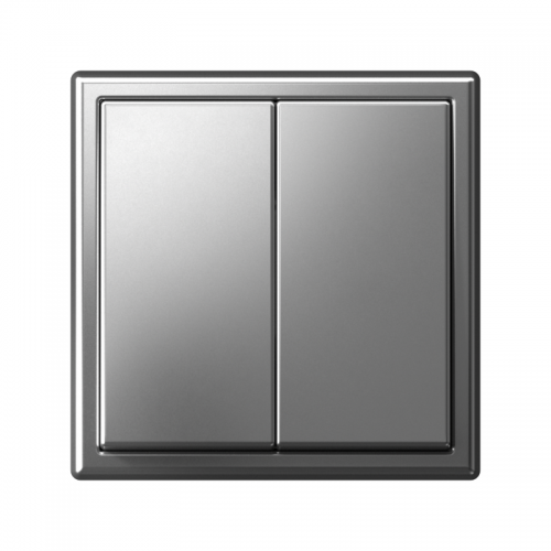 Переключатель 2-кл. ArtGallery (сх. 6/2) 10AX механизм сталь SE GAL000965 GAL000965