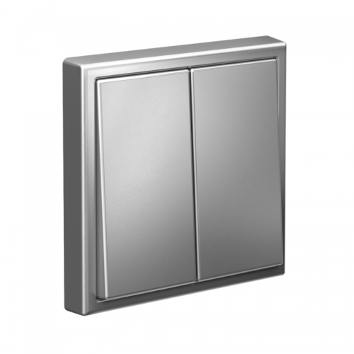 Переключатель 2-кл. ArtGallery (сх. 6/2) 10AX механизм сталь SE GAL000965 GAL000965