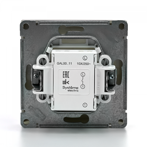 Выключатель 1-кл. ArtGallery (сх. 1) 10AX шампань SE GAL000511 GAL000511