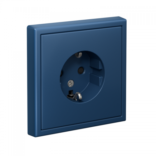 Розетка ArtGallery 16А с заземл. защ. шторки механизм аквамарин SE GAL001145 GAL001145