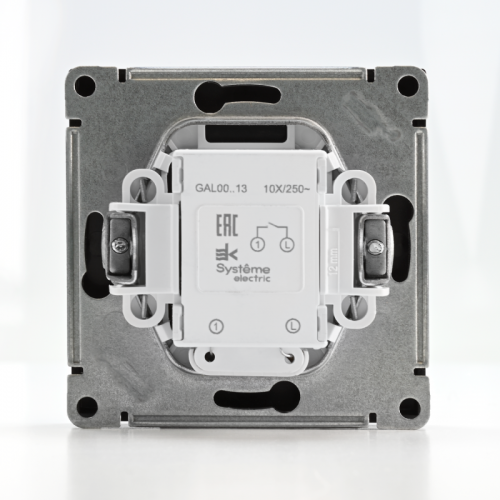 Выключатель 1-кл. ArtGallery (сх. 1а) 10AX с подсветкой механизм мокко SE GAL000613 GAL000613