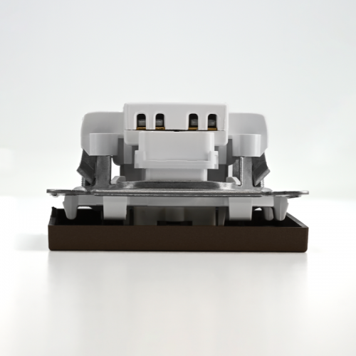 Выключатель 1-кл. ArtGallery (сх. 1а) 10AX с подсветкой механизм мокко SE GAL000613 GAL000613