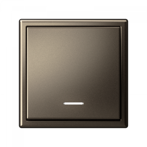 Выключатель 1-кл. ArtGallery (сх. 1а) 10AX с подсветкой механизм мокко SE GAL000613 GAL000613