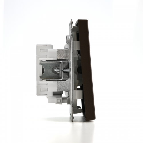 Выключатель 1-кл. ArtGallery (сх. 1а) 10AX с подсветкой механизм мокко SE GAL000613 GAL000613